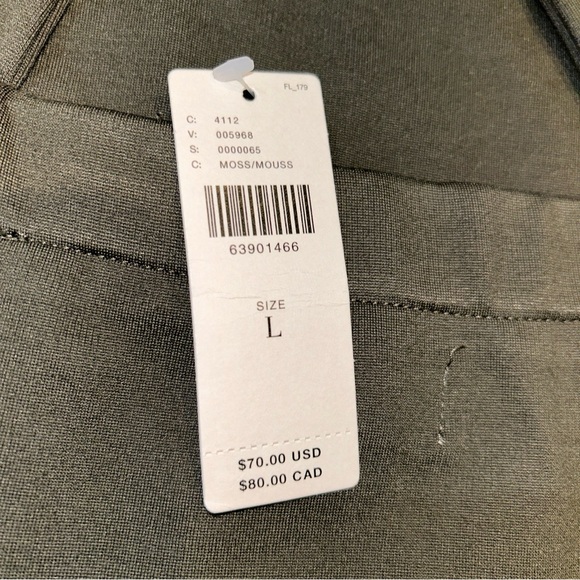 Anthropologie Porridge Seamed Cross Back Moss Green Tank Size Large $70 - Picture 2 of 4